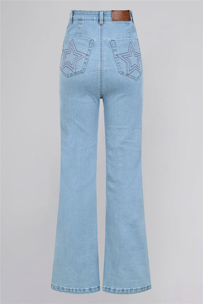 Donna Pocket Star Jeans