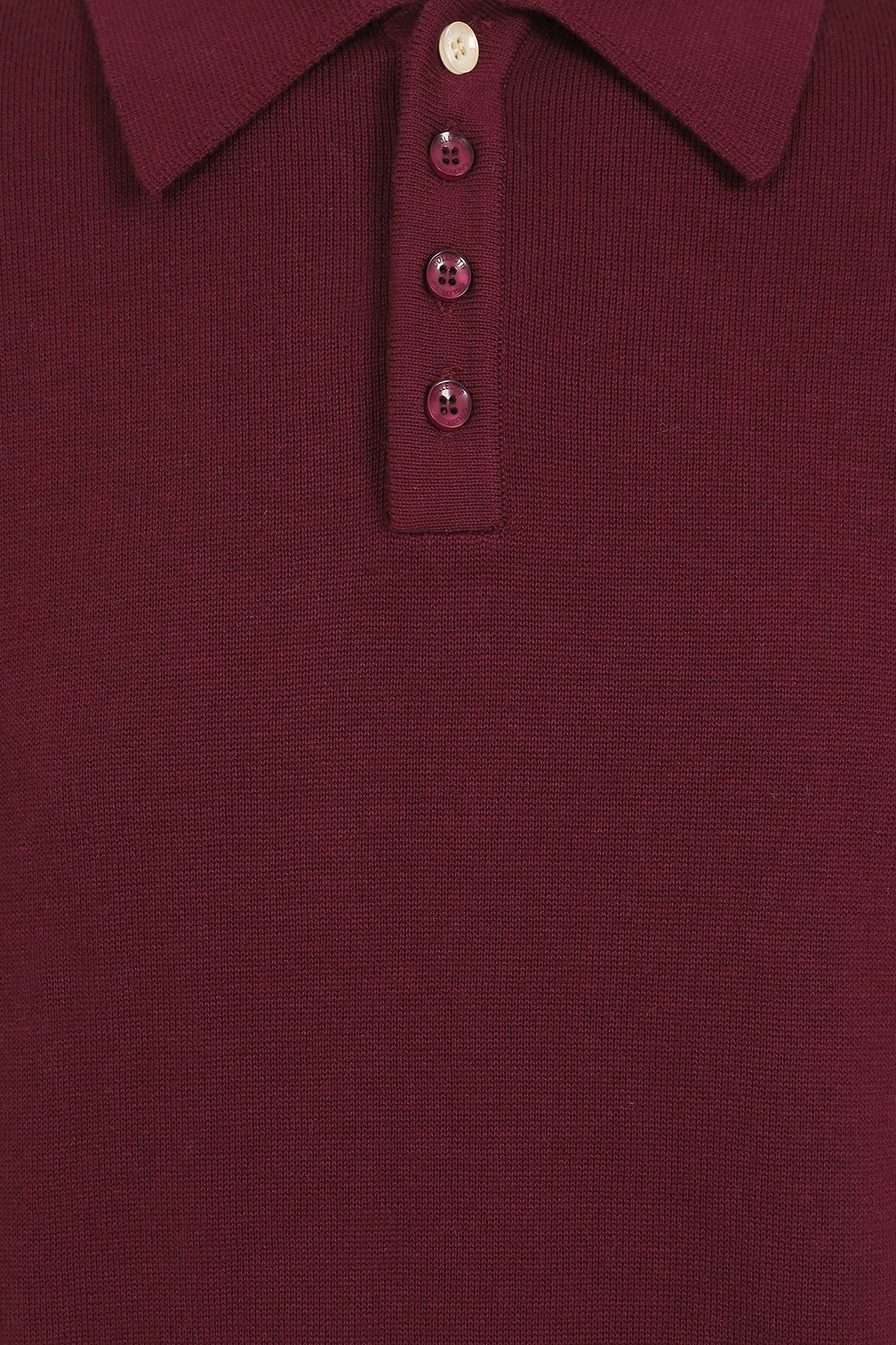 Pablo Plain Burgundy Knitted Polo