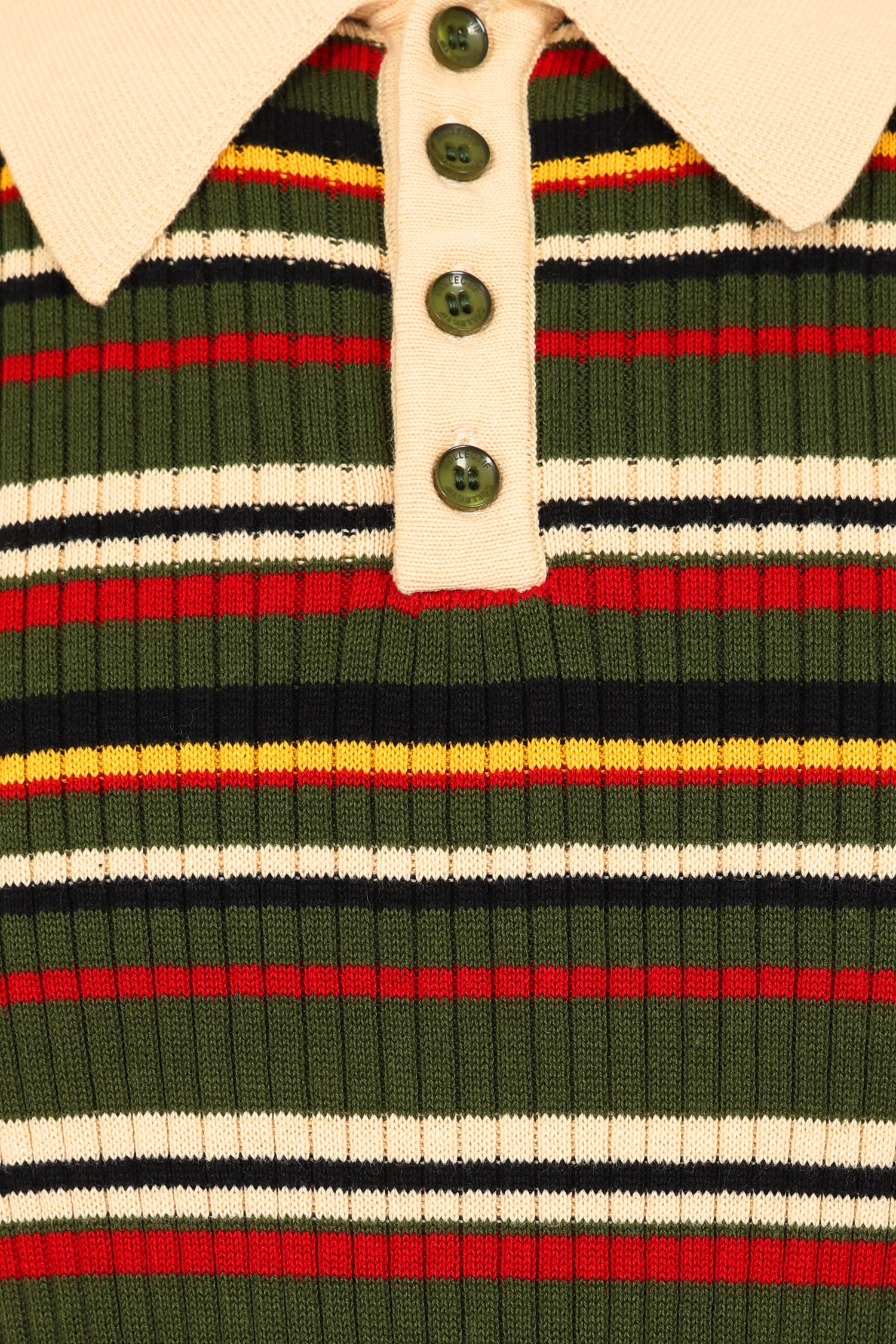 Pablo Striped Knitted Polo