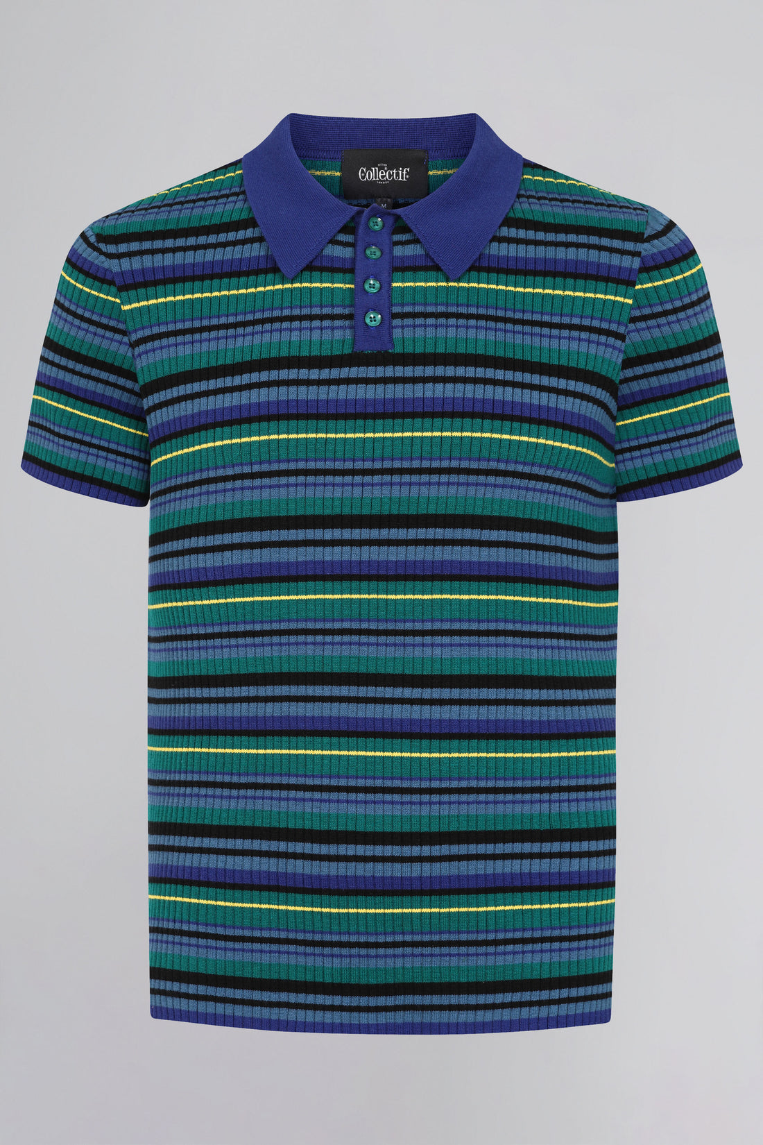 Pablo Striped Knitted Polo