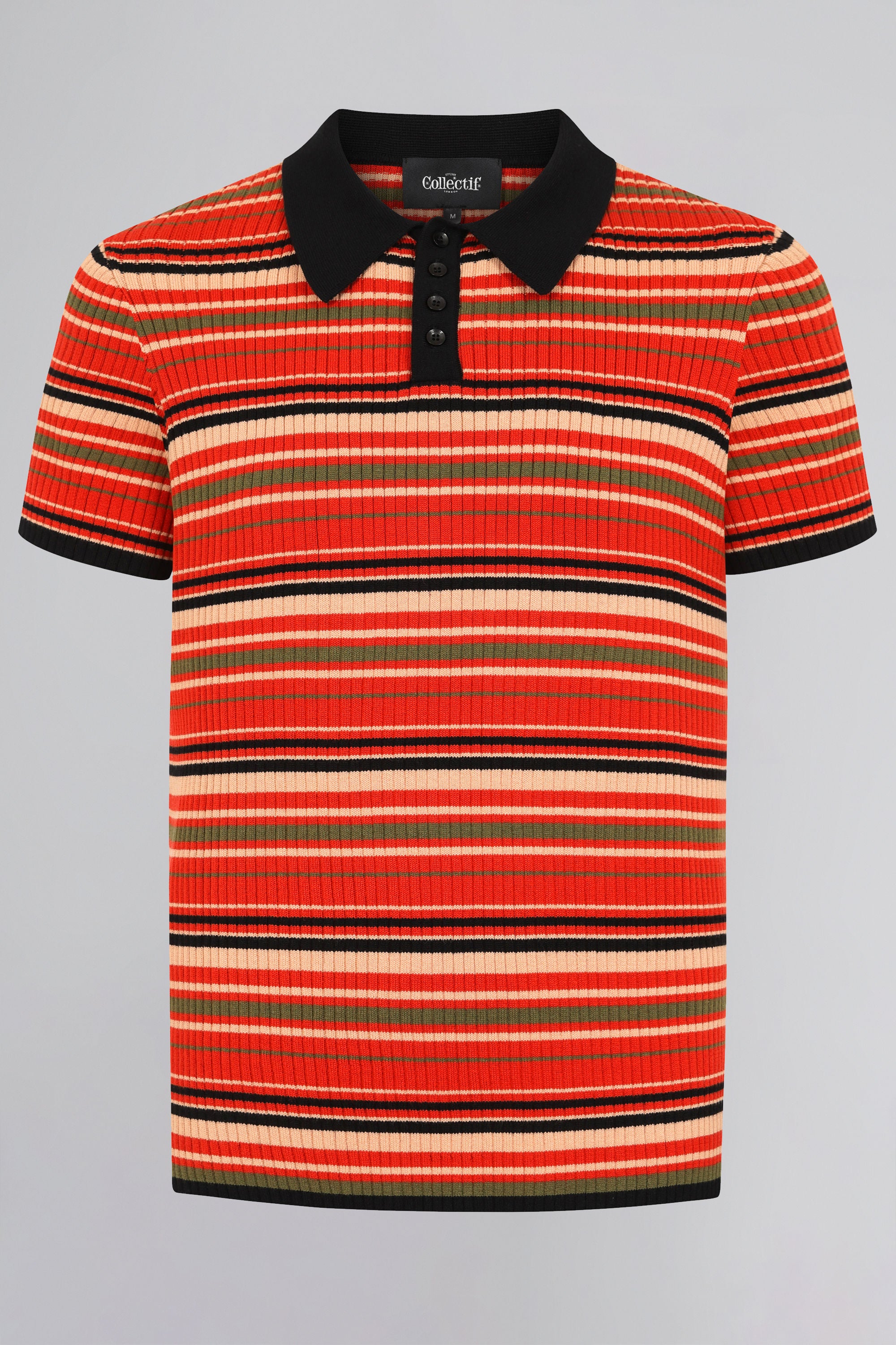 Pablo Striped Knitted Polo