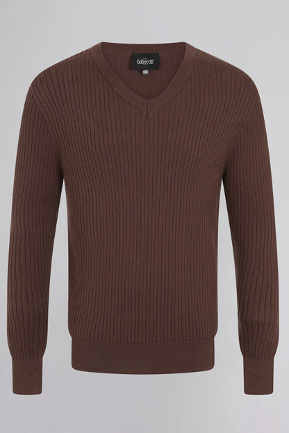 Mark Texture Knitted Jumper