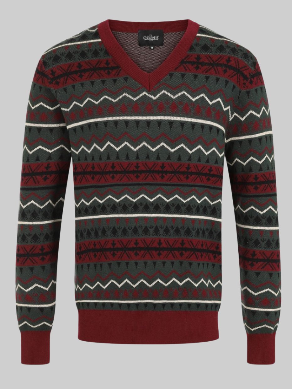 Mark Fair Isle Knitted Jumper