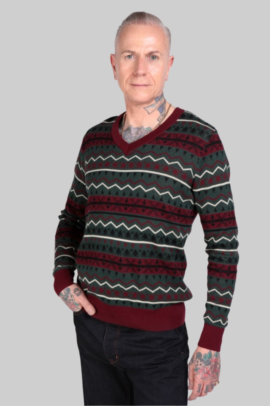 Mark Fair Isle Knitted Jumper