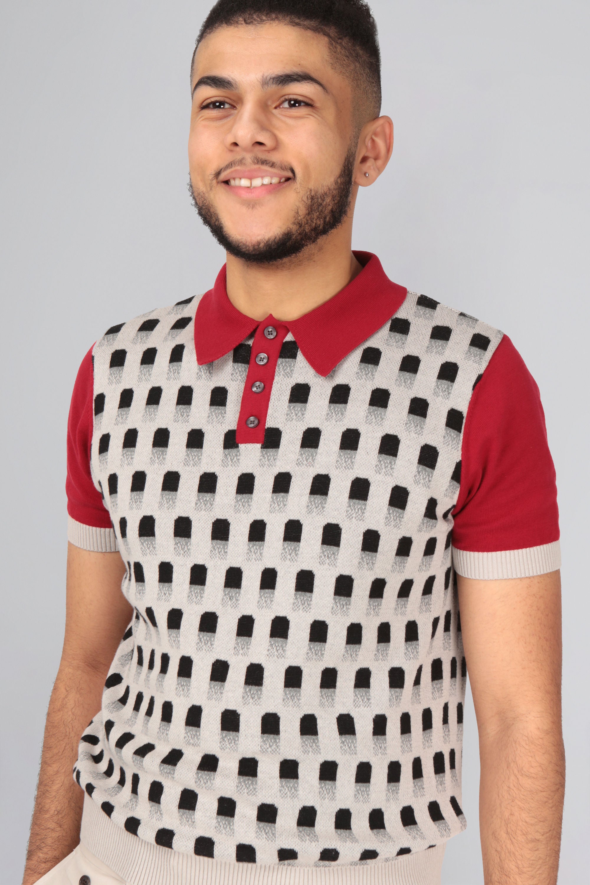 Pablo Romford Knitted Polo Shirt