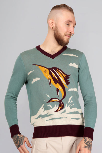 Mark Swordfish Knitted Jumper