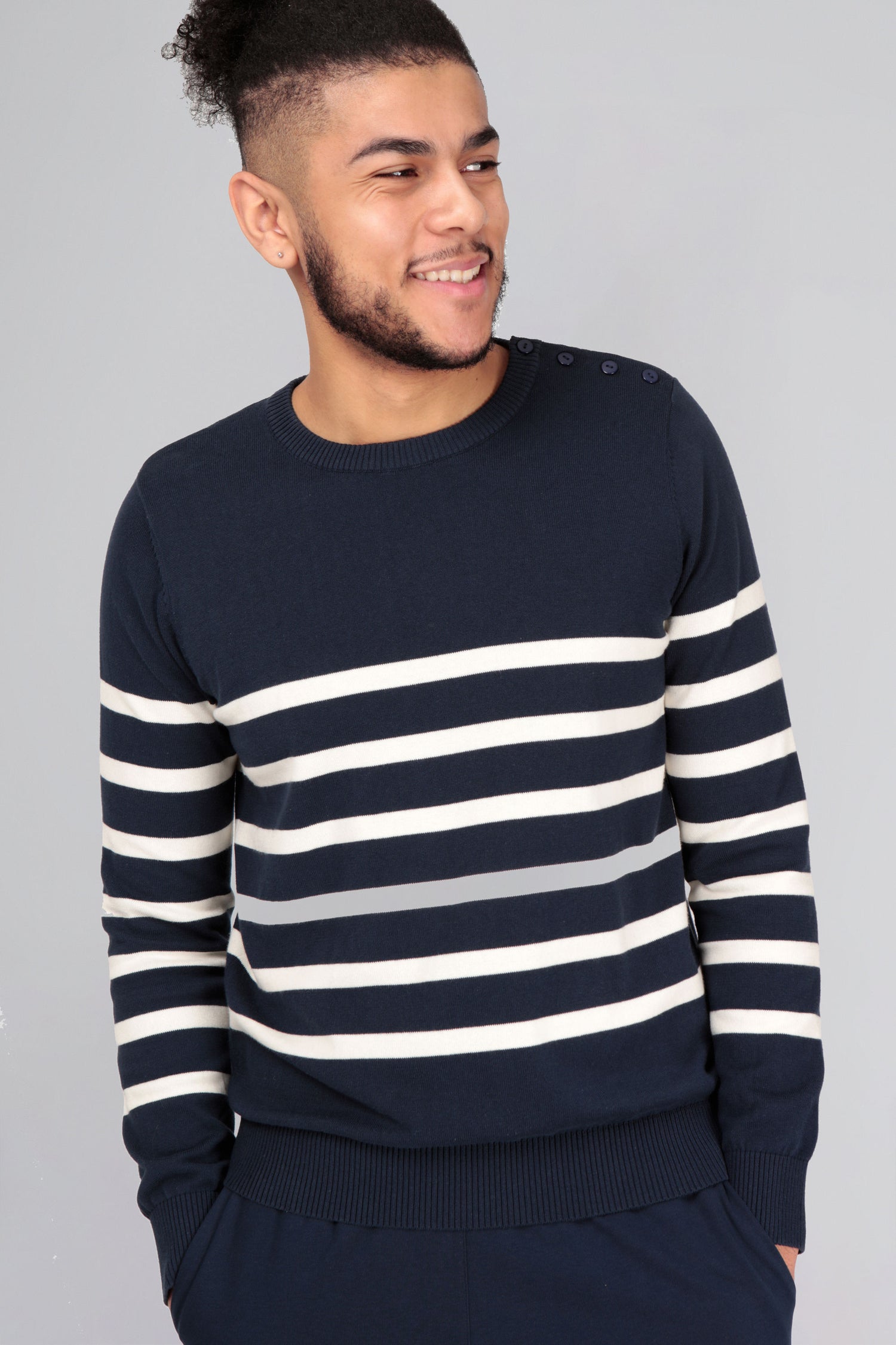 James Nautical Knitted Jumper