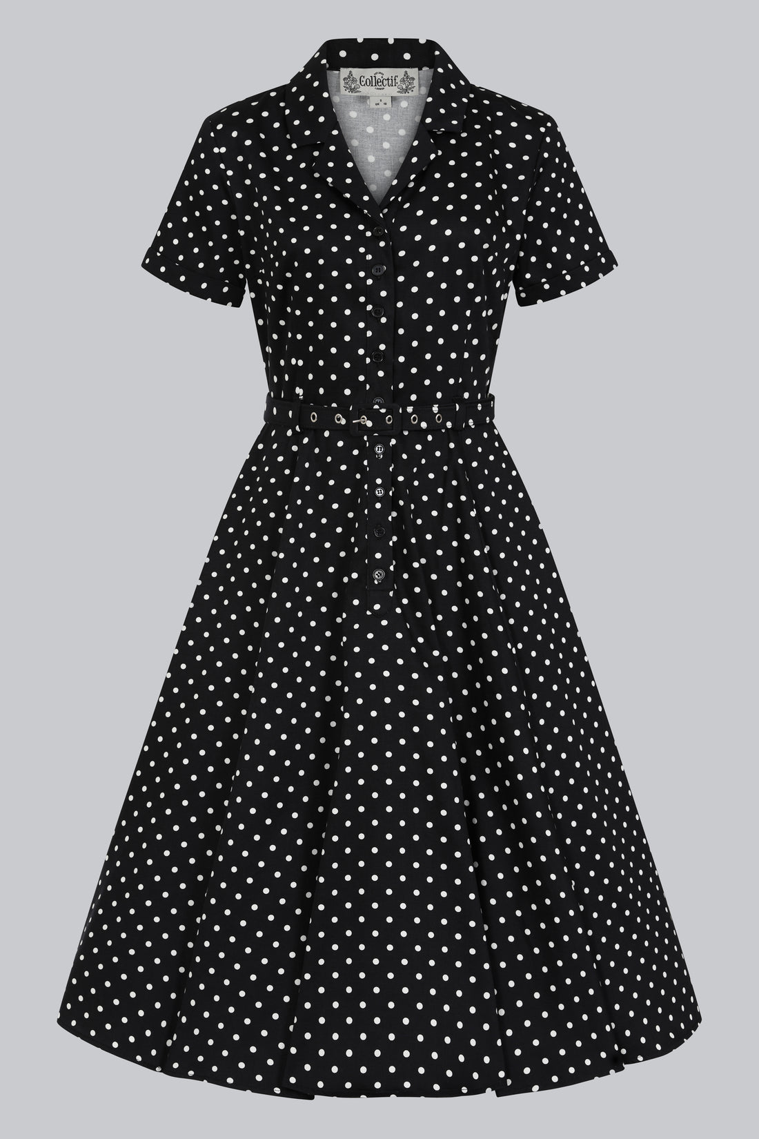 Caterina Polka Swing Dress