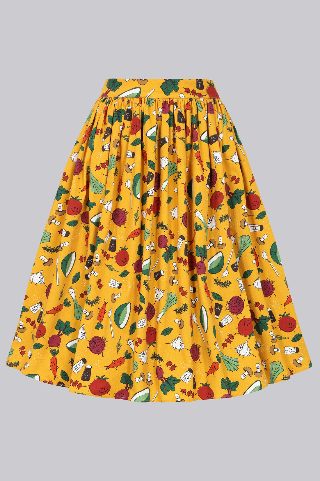 Jasmine Veggie Party Swing Skirt