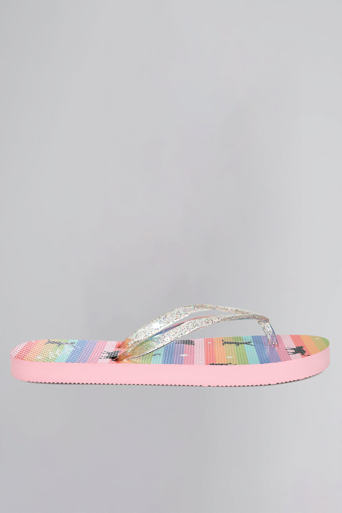 Lola Rainbow Cat Flip Flops