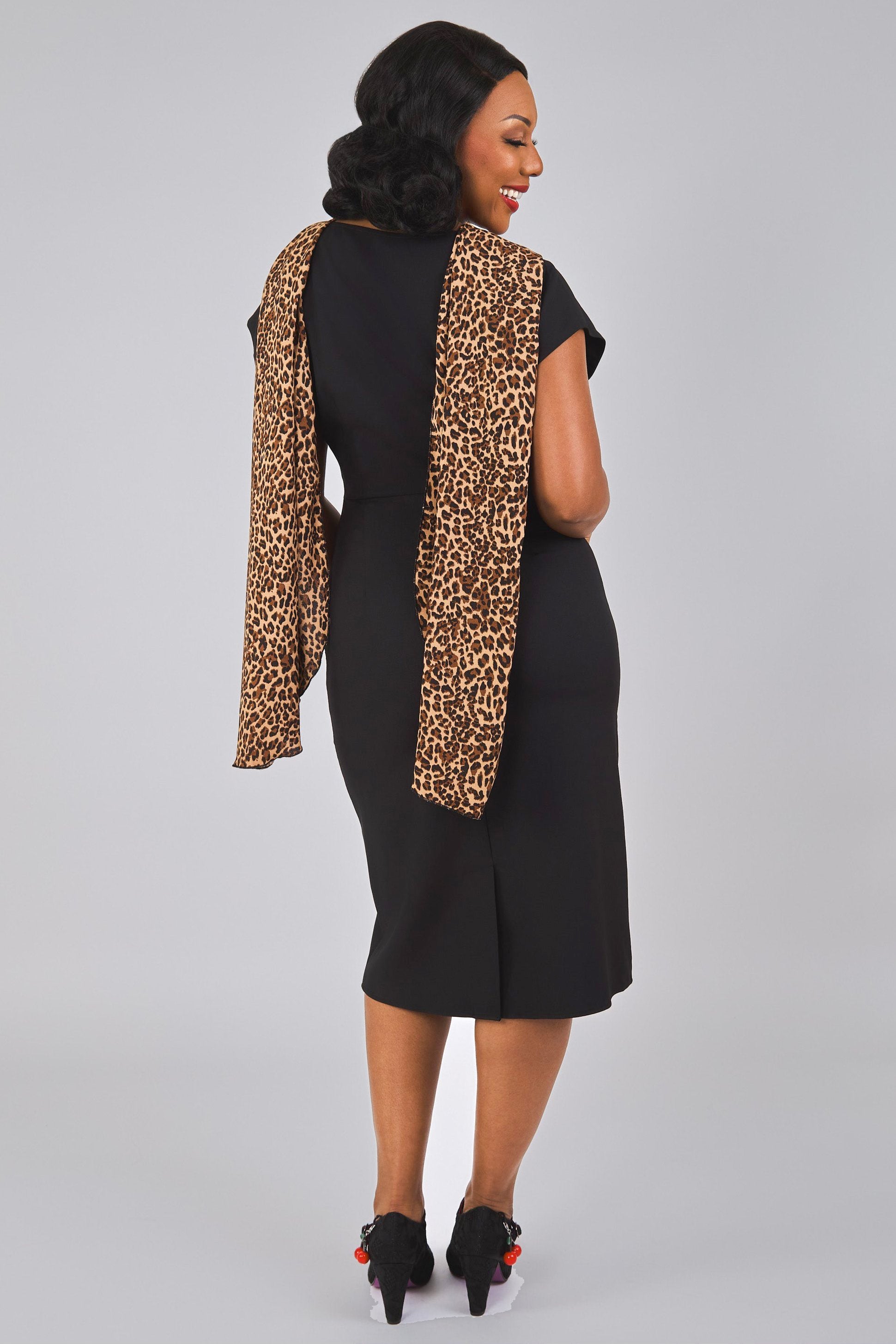 Lorelei Leopard Straight Dress