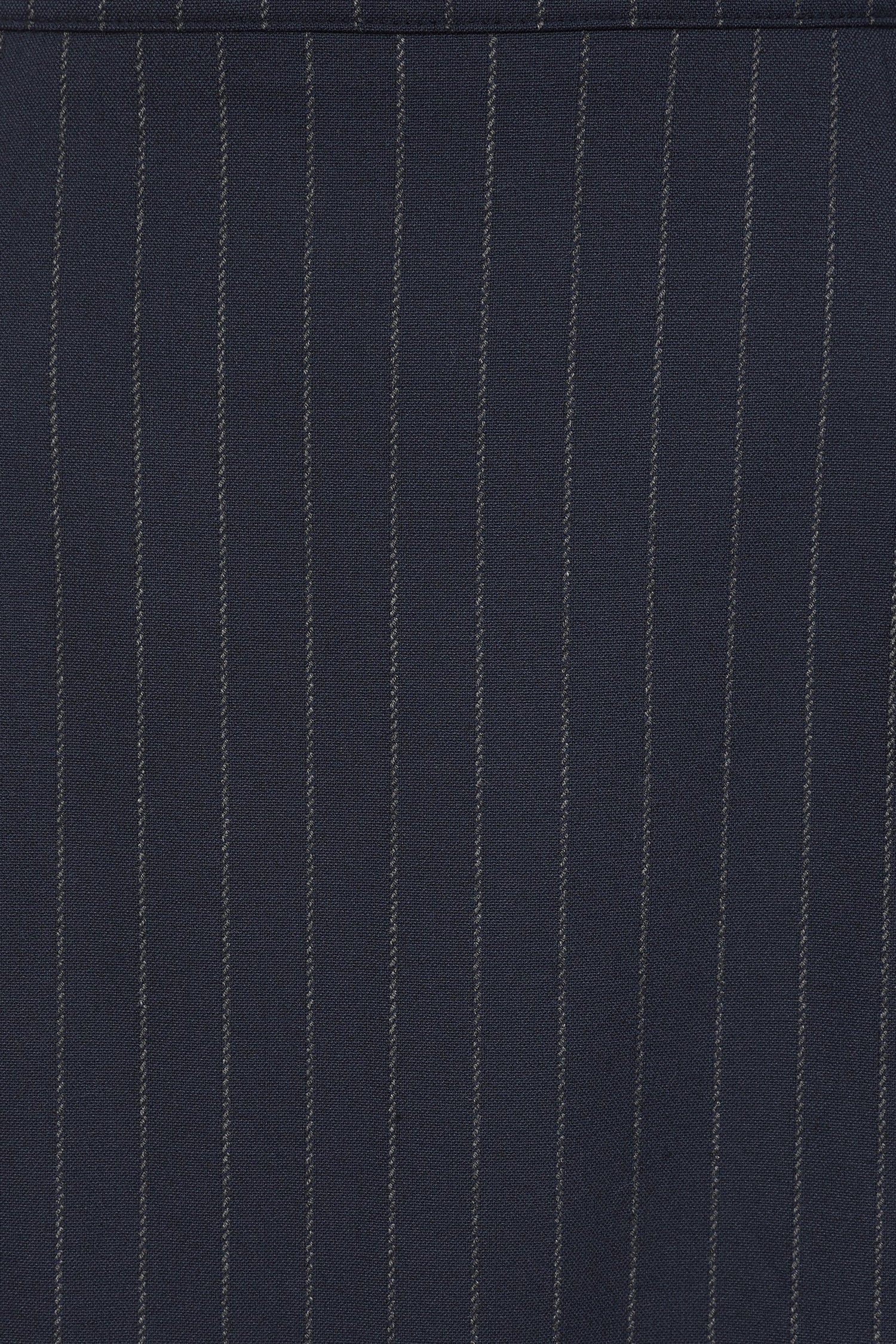 Posey Navy Pinstripe Pencil Skirt