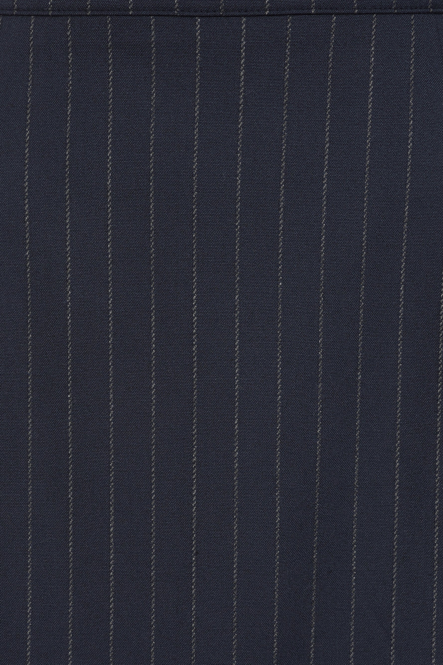 Posey Navy Pinstripe Pencil Skirt