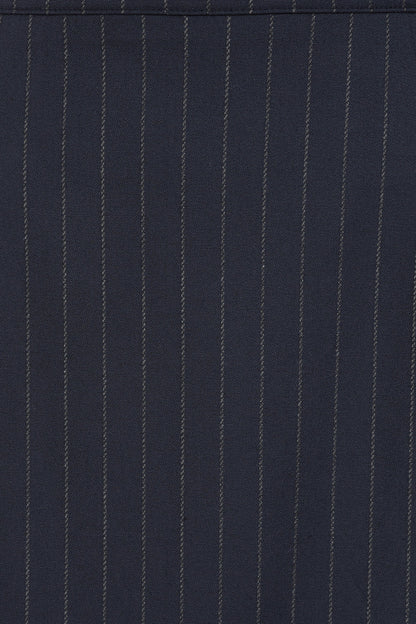 Posey Navy Pinstripe Pencil Skirt