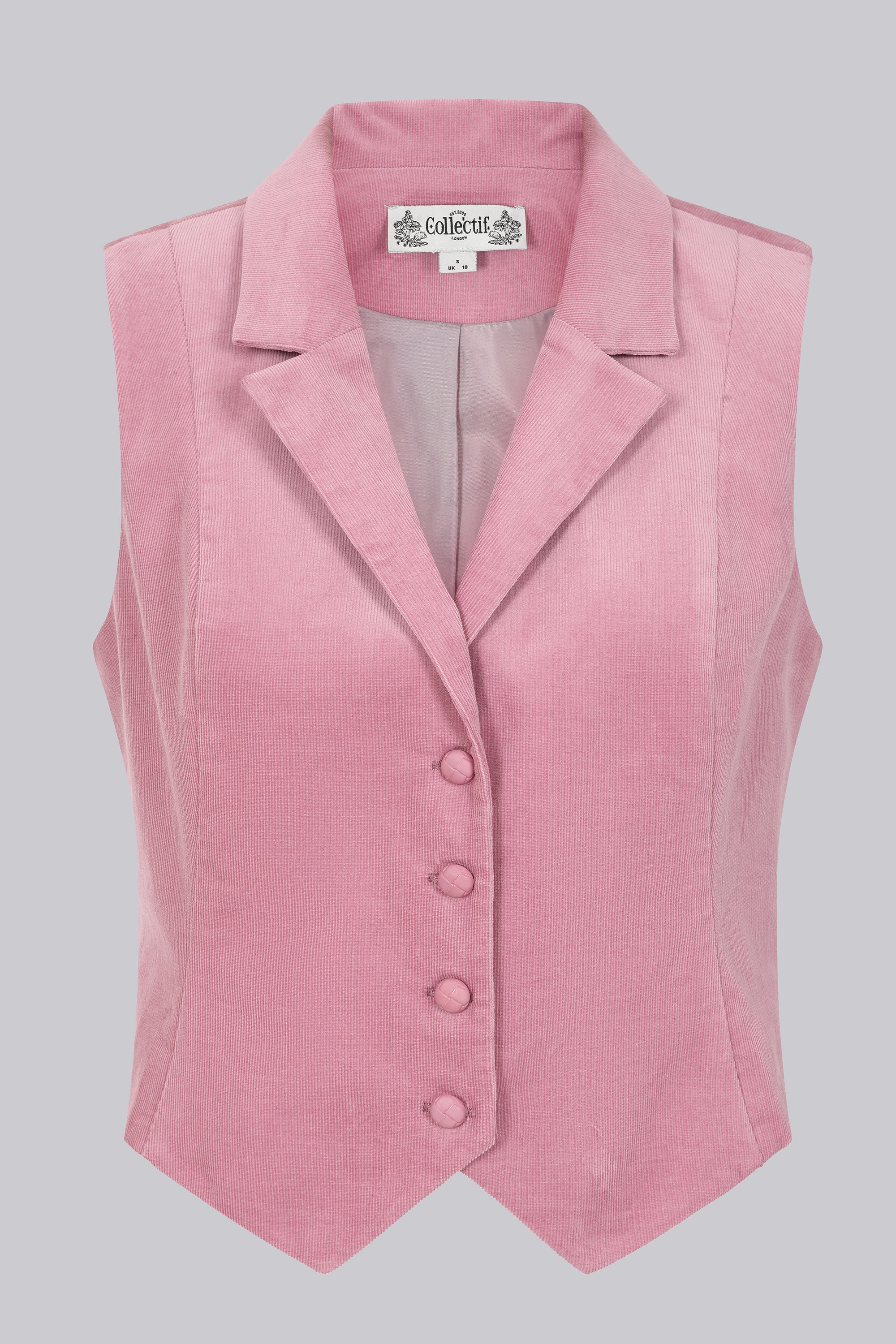 Professor Pink Corduroy Waistcoat