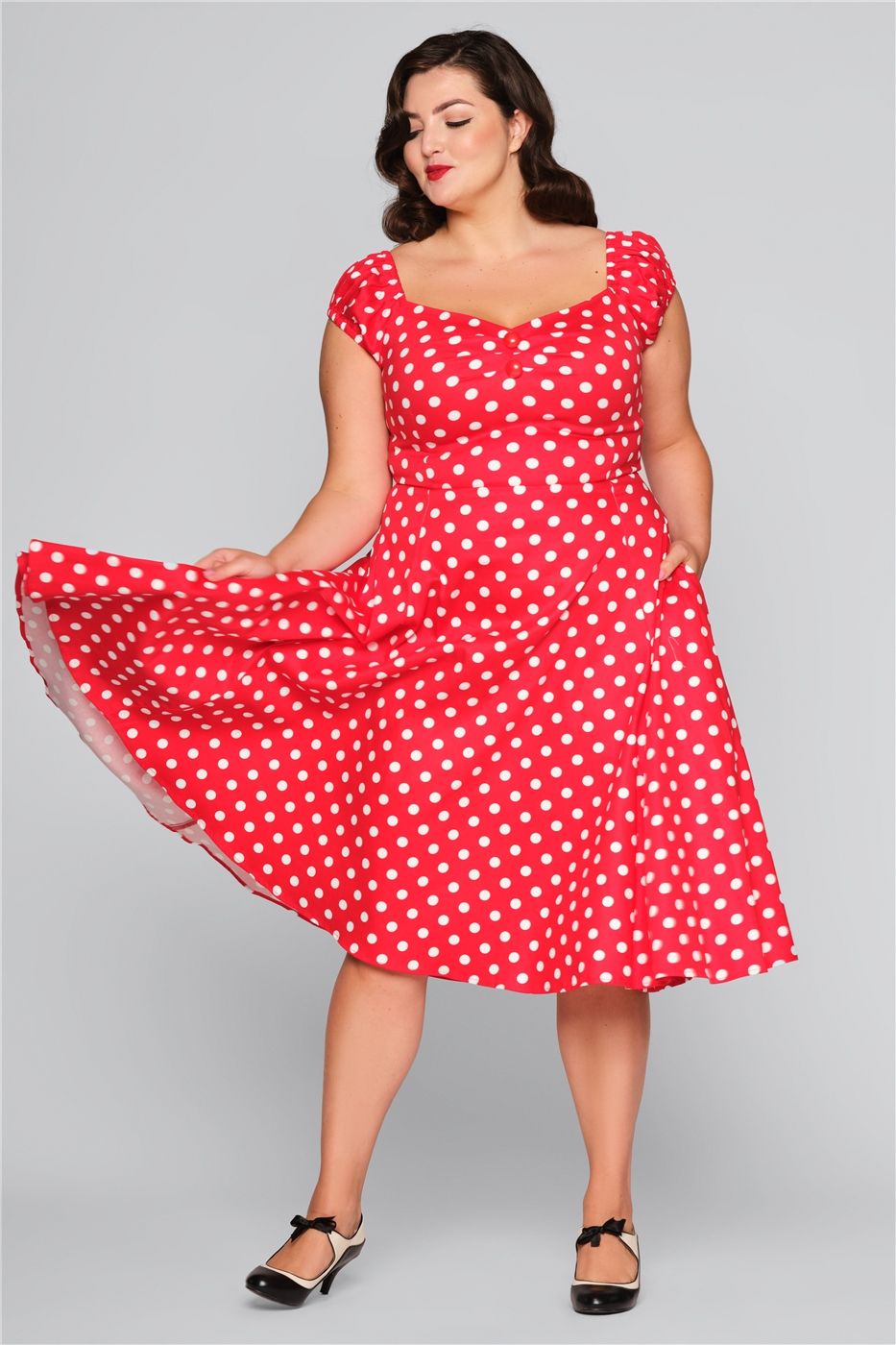 Dolores Polka Doll Dress