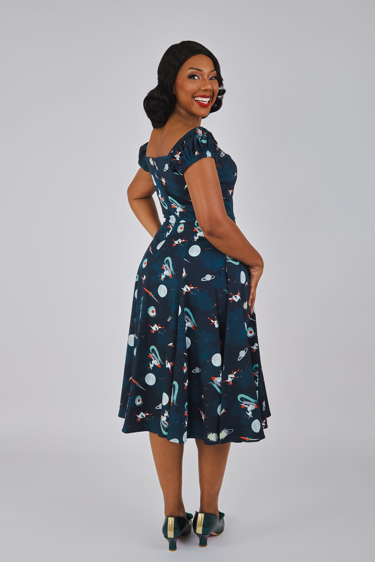 Dolores Space Pin Up Doll Dress