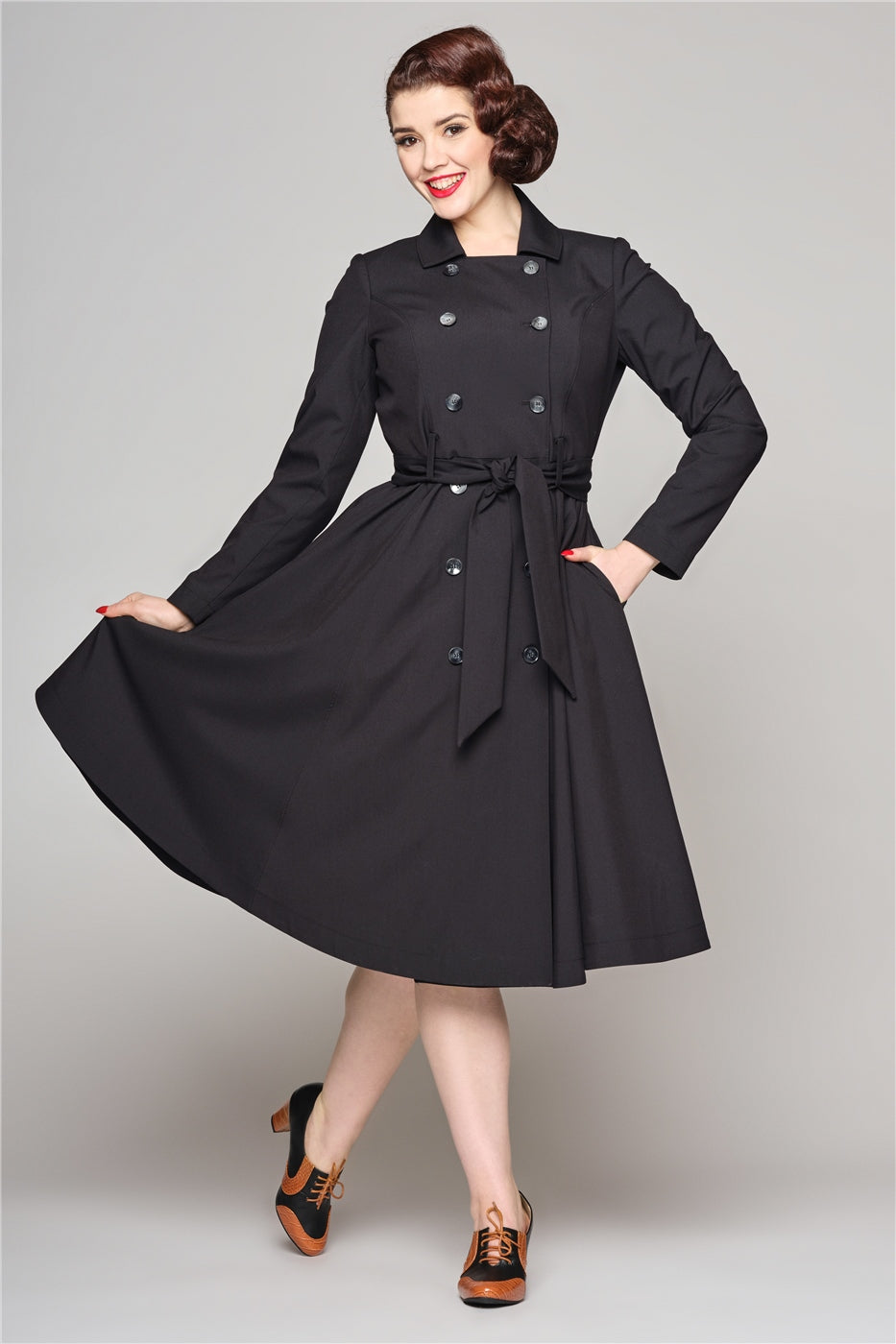 Korrina Swing Trench Coat