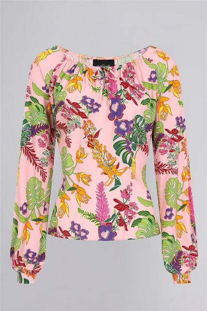 Heloise Vibrant Tropics Blouse