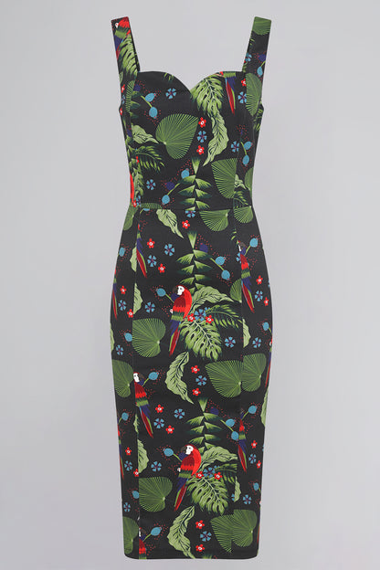 Anita Parrot Paradise Pencil Dress