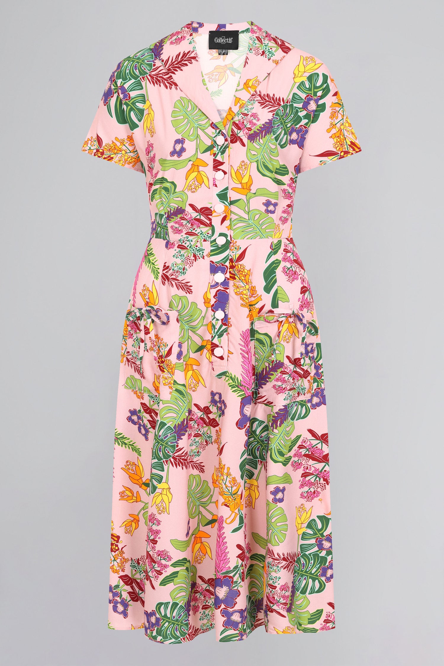 Liza Vibrant Tropics Swing Dress