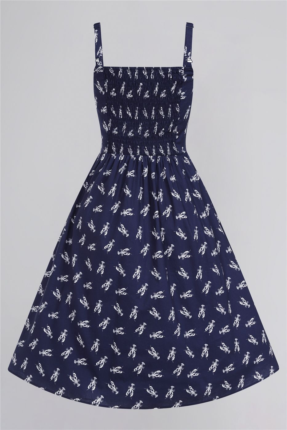 Kimberly Lobster Swing Dress