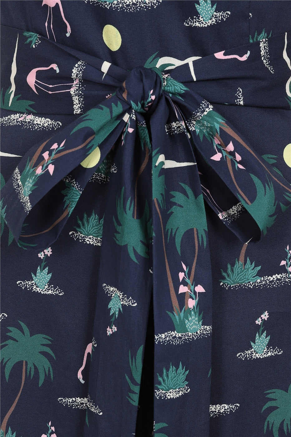 Edda Flamingo-Palm Jumpsuit