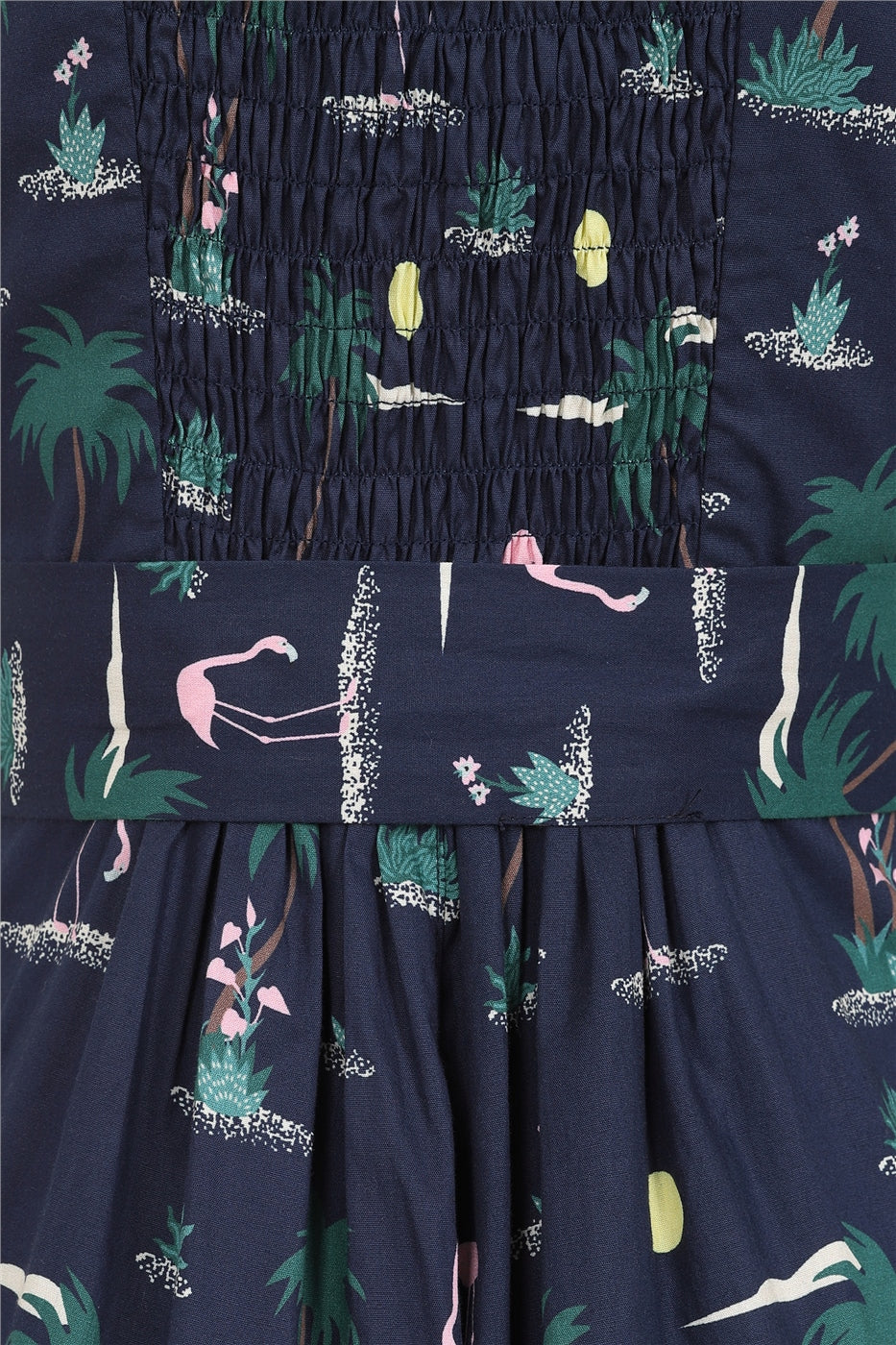 Edda Flamingo-Palm Jumpsuit