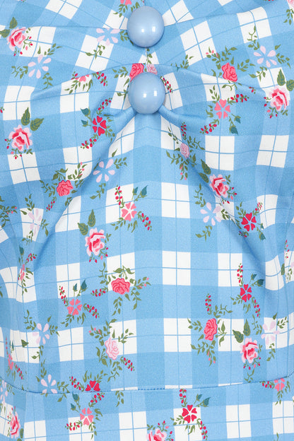 Dolores Gingham Garden Doll Dress