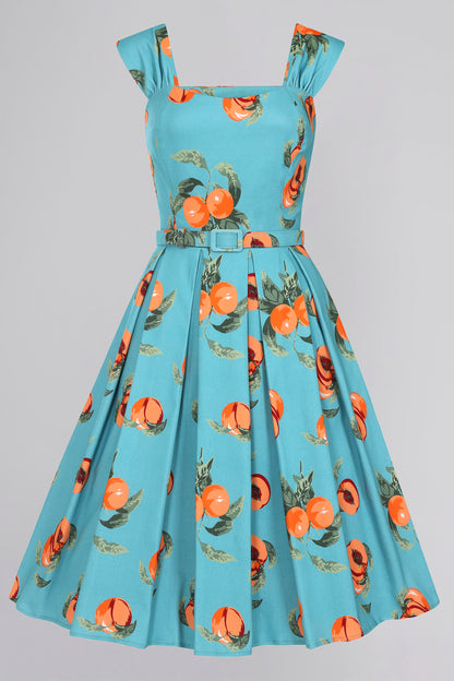 Jill Vintage Peaches Swing Dress