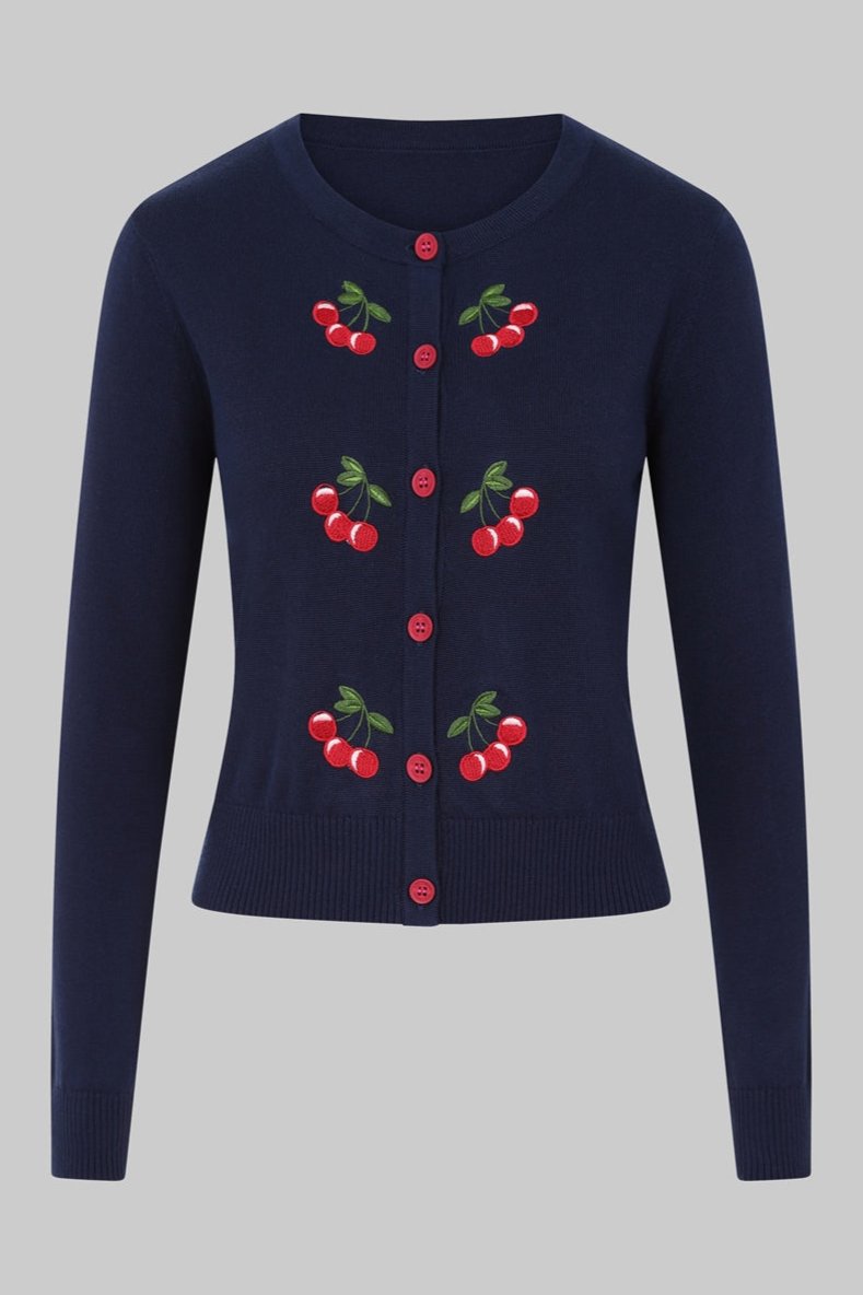 Jessie 50s Cherries Cardigan