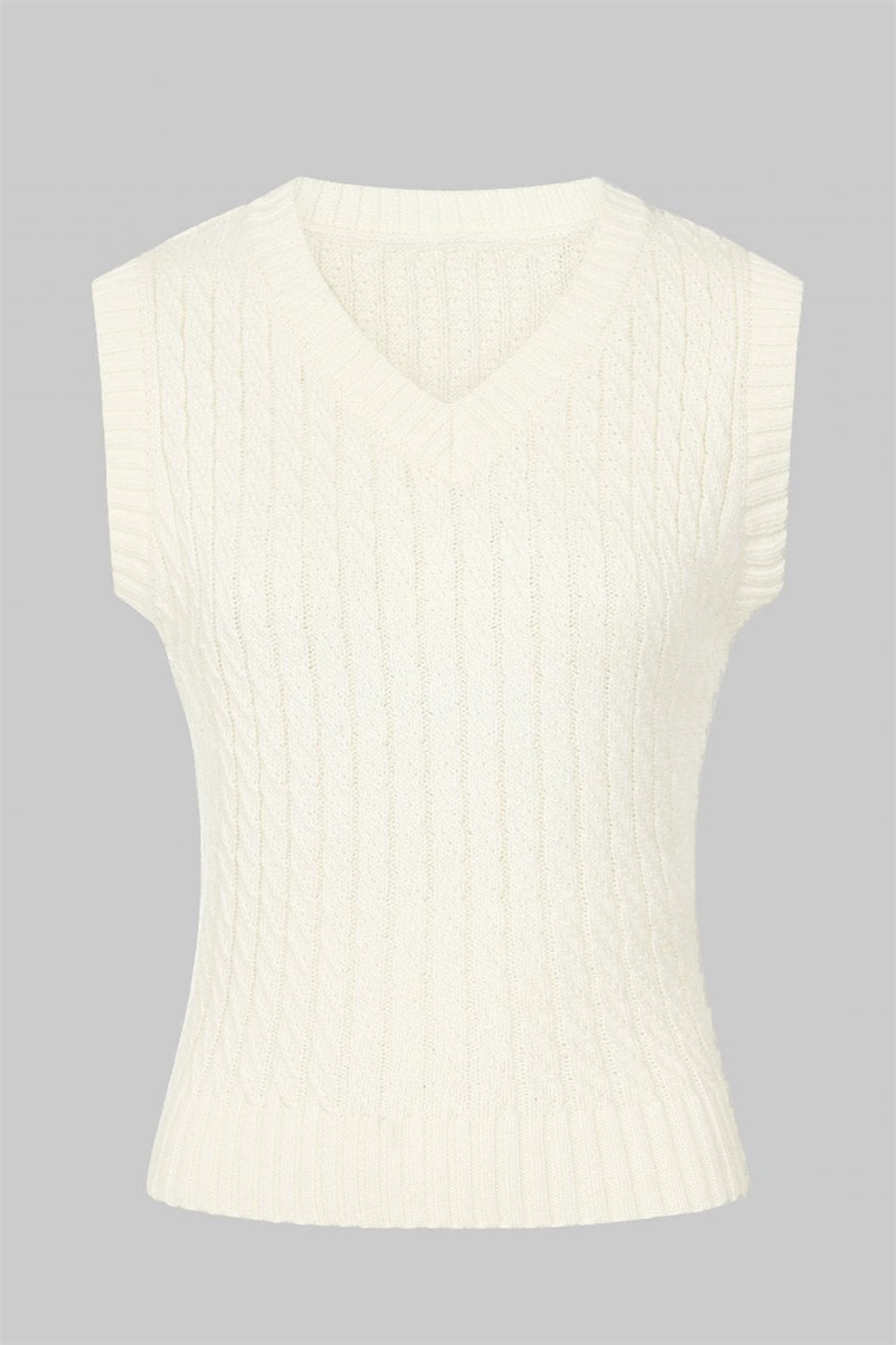 Willa Cream Knitted Vest