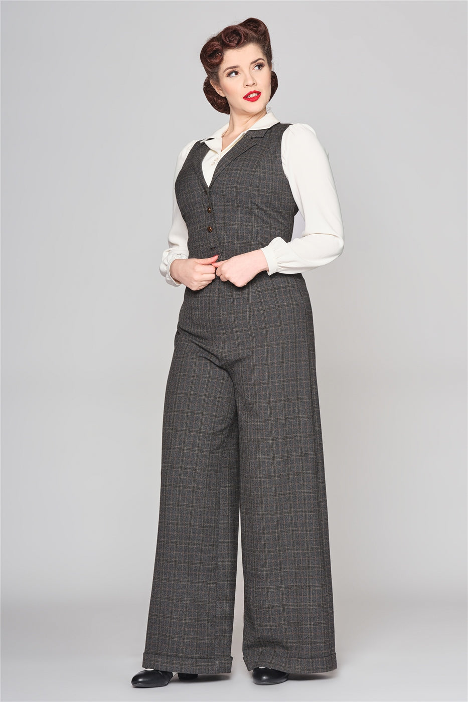 Gerilynn Heritage Check Trousers