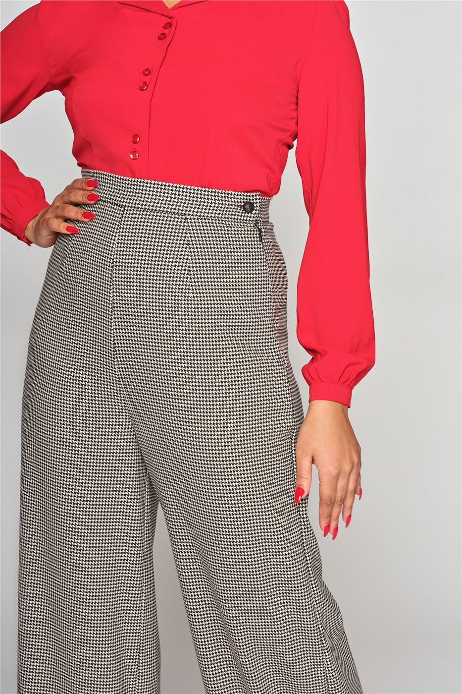 Gerilynn Puppytooth Trousers