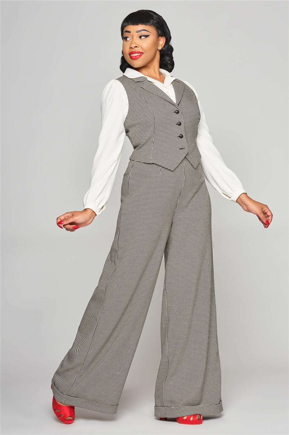 Gerilynn Puppytooth Trousers