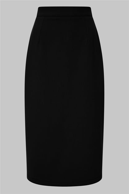 Posey Black Pencil Skirt