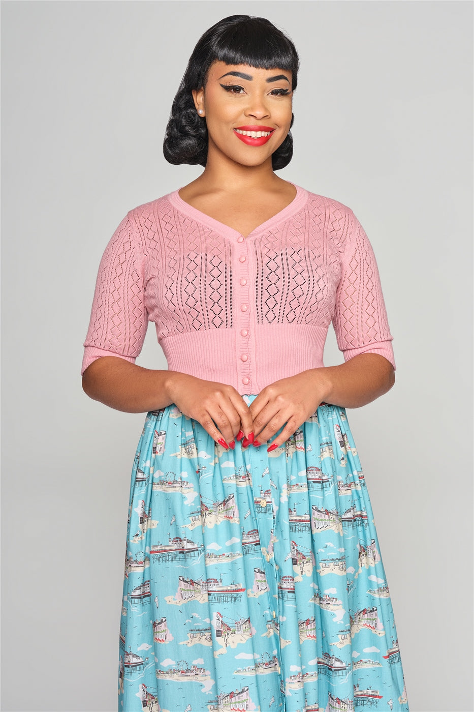 Mariana Brighton Postcard Swing Skirt