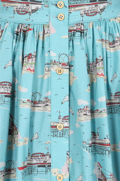 Mariana Brighton Postcard Swing Skirt