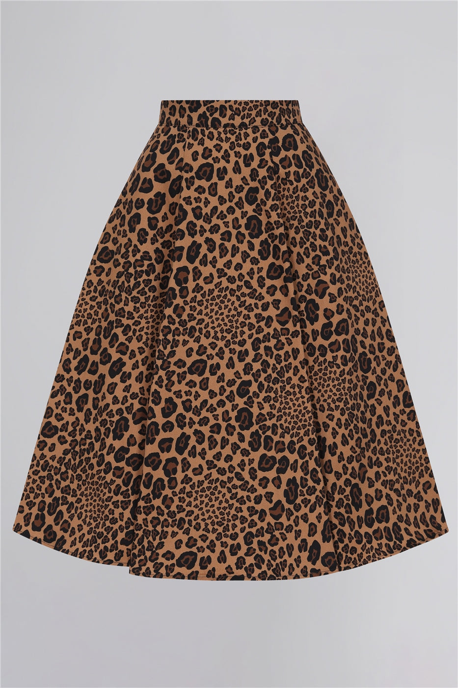 Milla Leopard Print Swing Skirt