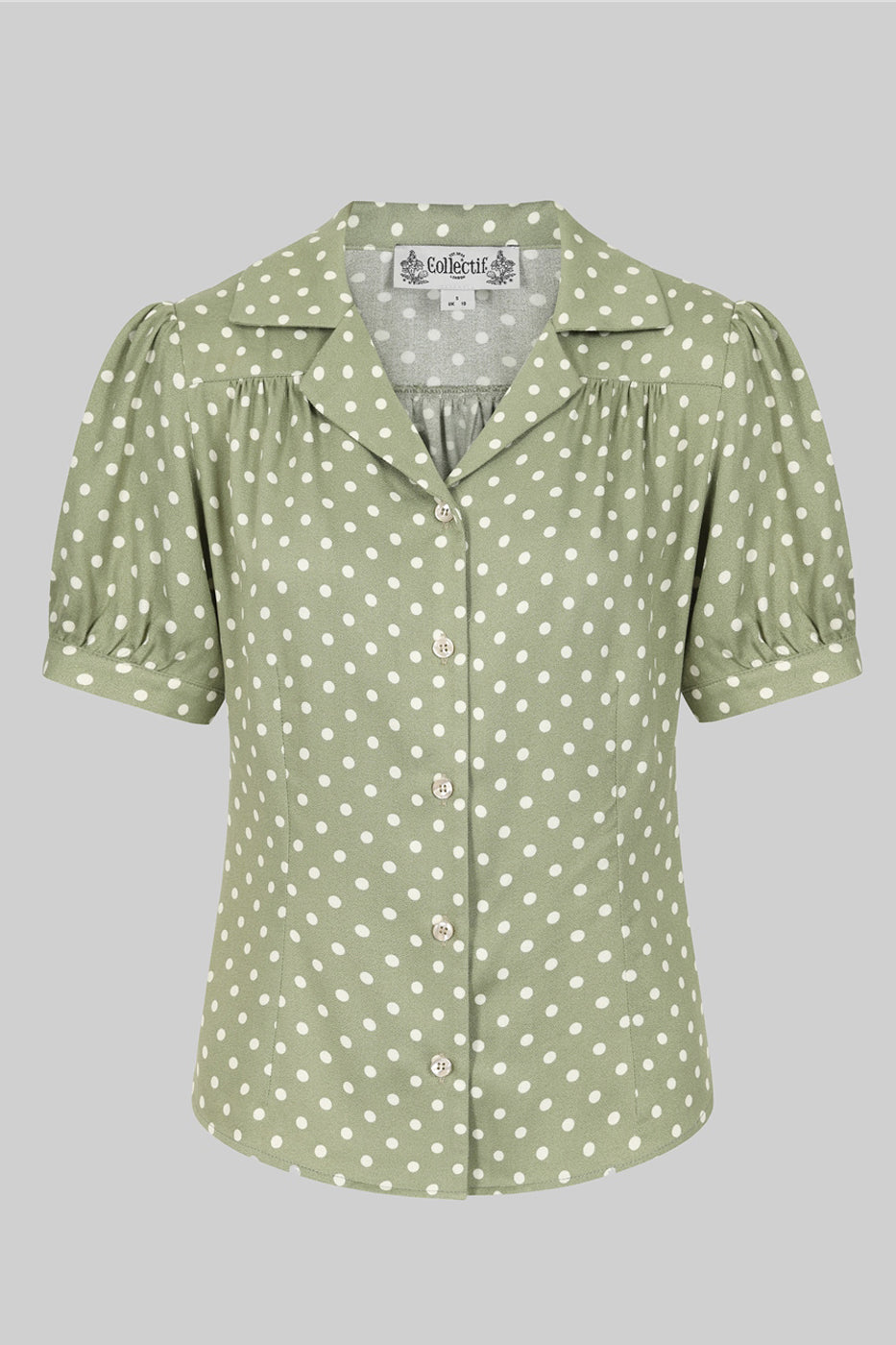 Luana Vintage Polka Blouse