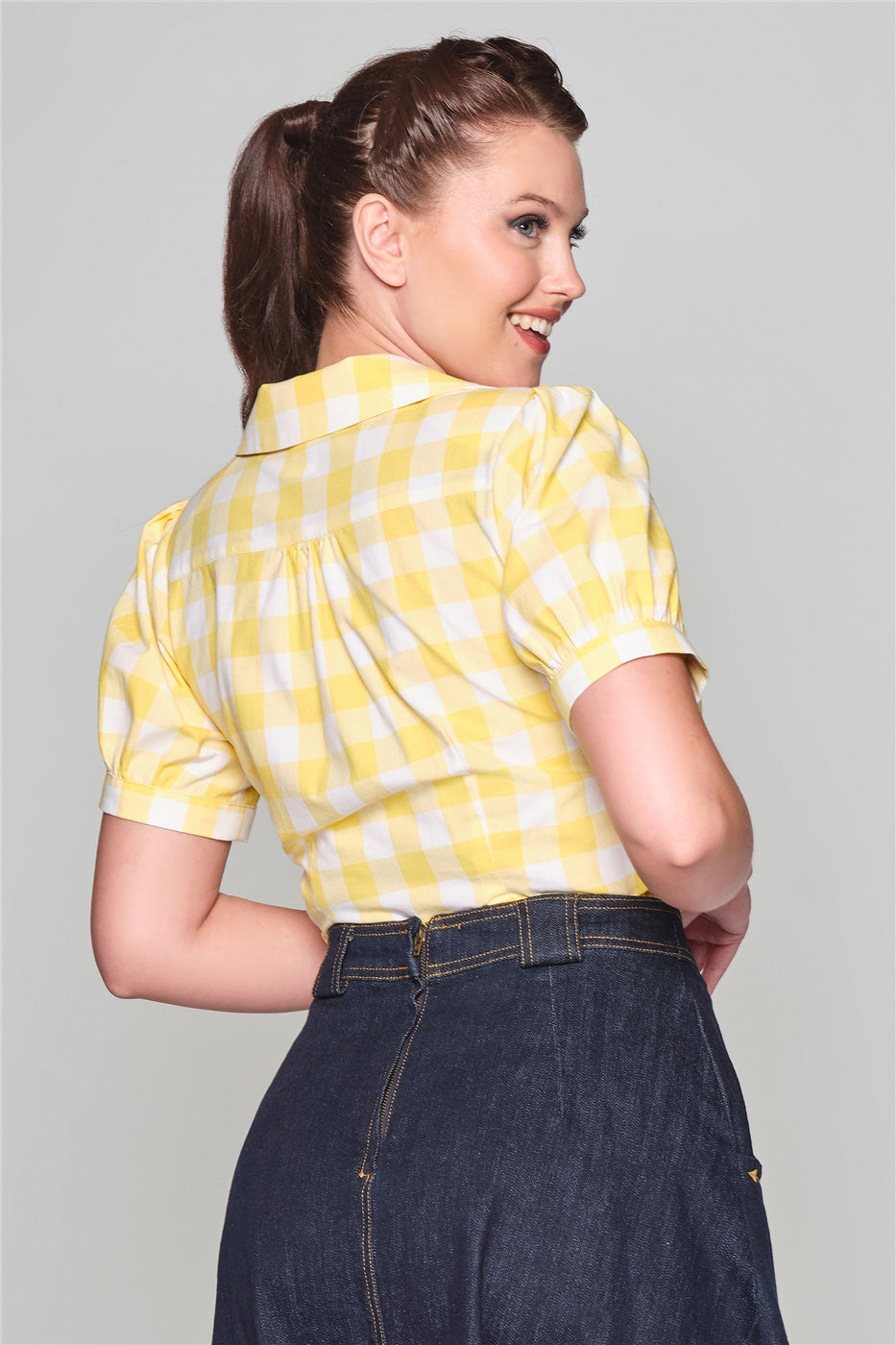 Luana Gingham Blouse