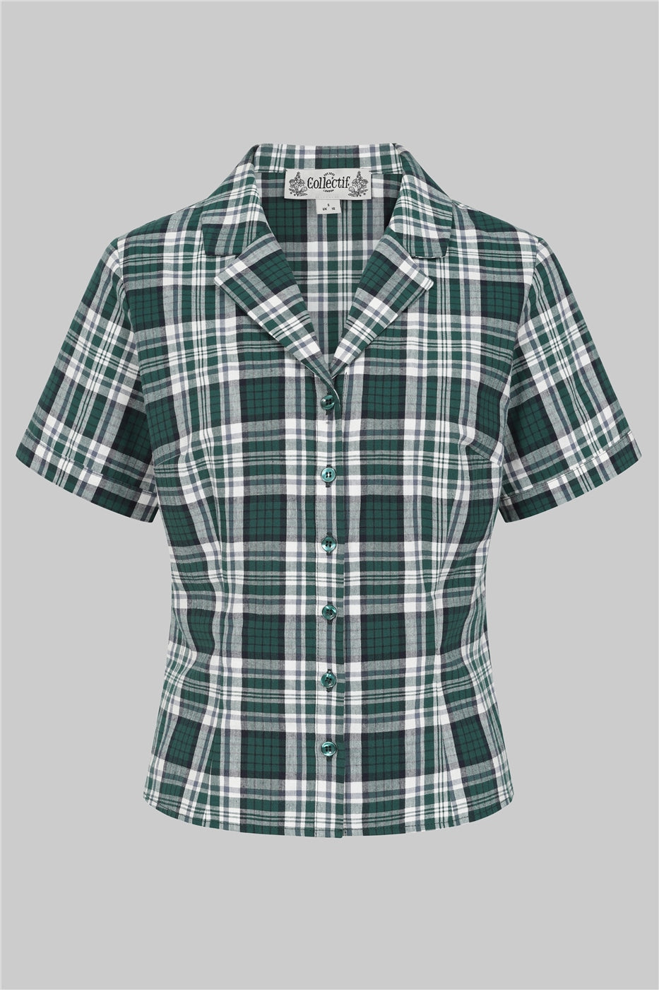 Caterina Emerald Check Shirt