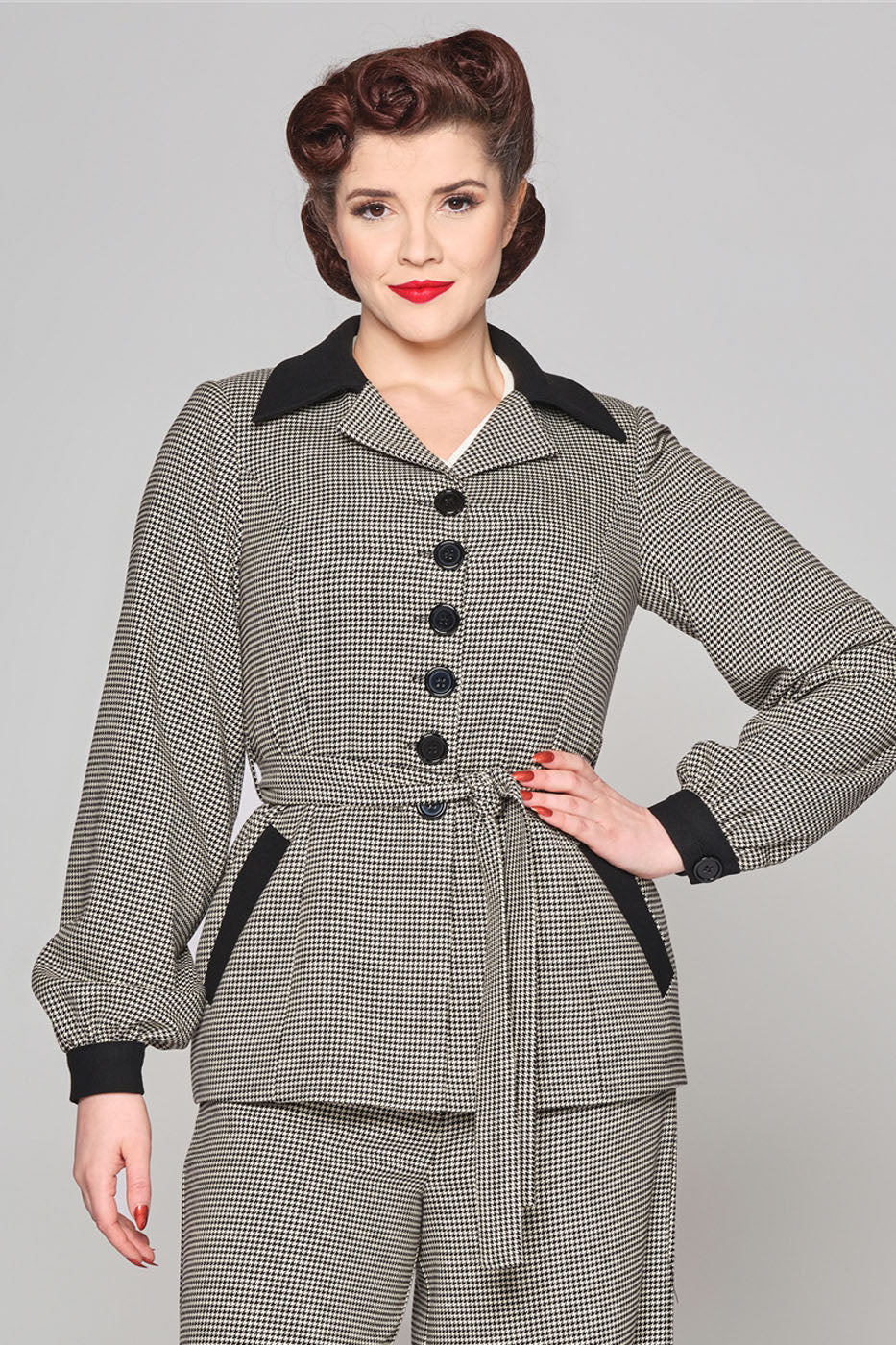 Rosemary 40s PuppyTooth Jacket