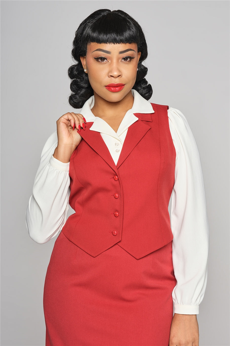 Professor Classic Red Waistcoat