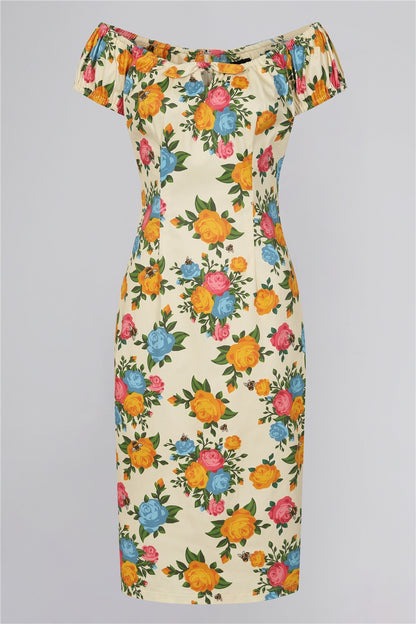 Lorena Rose Garden Pencil Dress