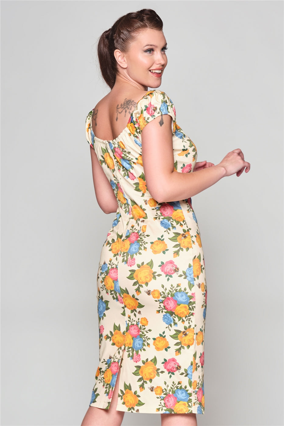 Lorena Rose Garden Pencil Dress