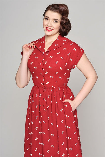 Judy Bow-Tiful Swing Dress