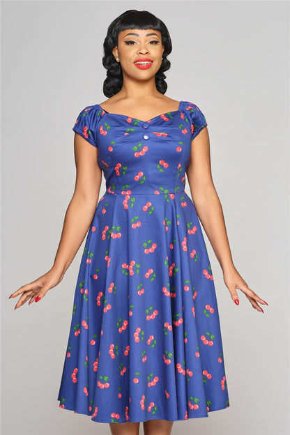 Dolores 50s Cherries Doll Dress