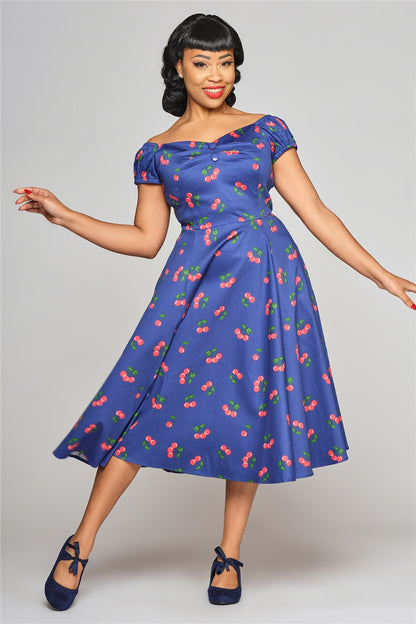 Dolores 50s Cherries Doll Dress