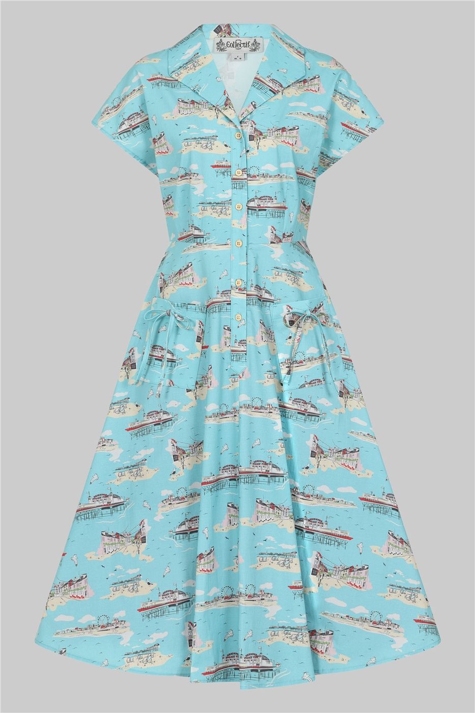 Liza Brighton Postcard Swing Dress